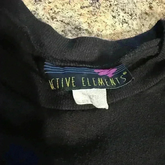 Vintage Active Elements Womens Sweater Cat And Fish Pattern XL Black And White - Picture 9 of 16